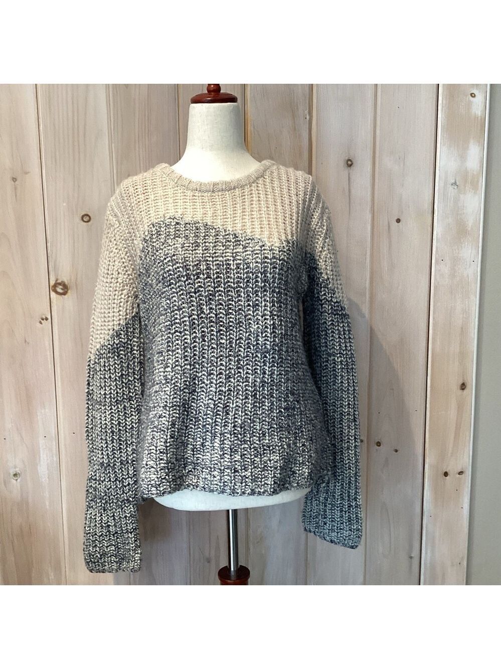 Anthropologie YOON Chunky Knit Sweater Medium